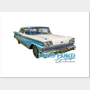 1959 Ford Galaxie 2 Door Hardtop Posters and Art